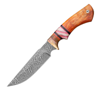 Нож Гефест из мозаичной дамасской стали купить на сайте koval-knife.shop